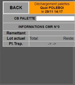 Arrivage ou déchargement